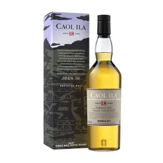 Rượu Caol Ila Aged 18 Years Islay Single Malt Scotch Whisky 43%